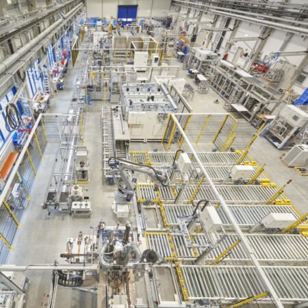 Montagelinie Rotor Assembly line rotor