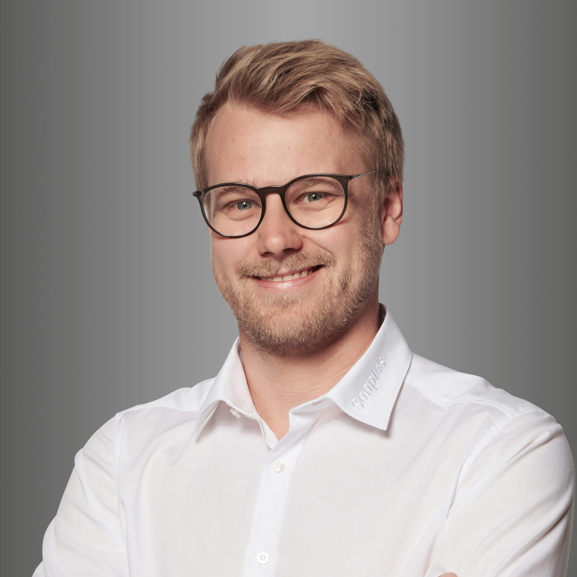 Pictured is Matthias Kraml from Sonplas GmbH.