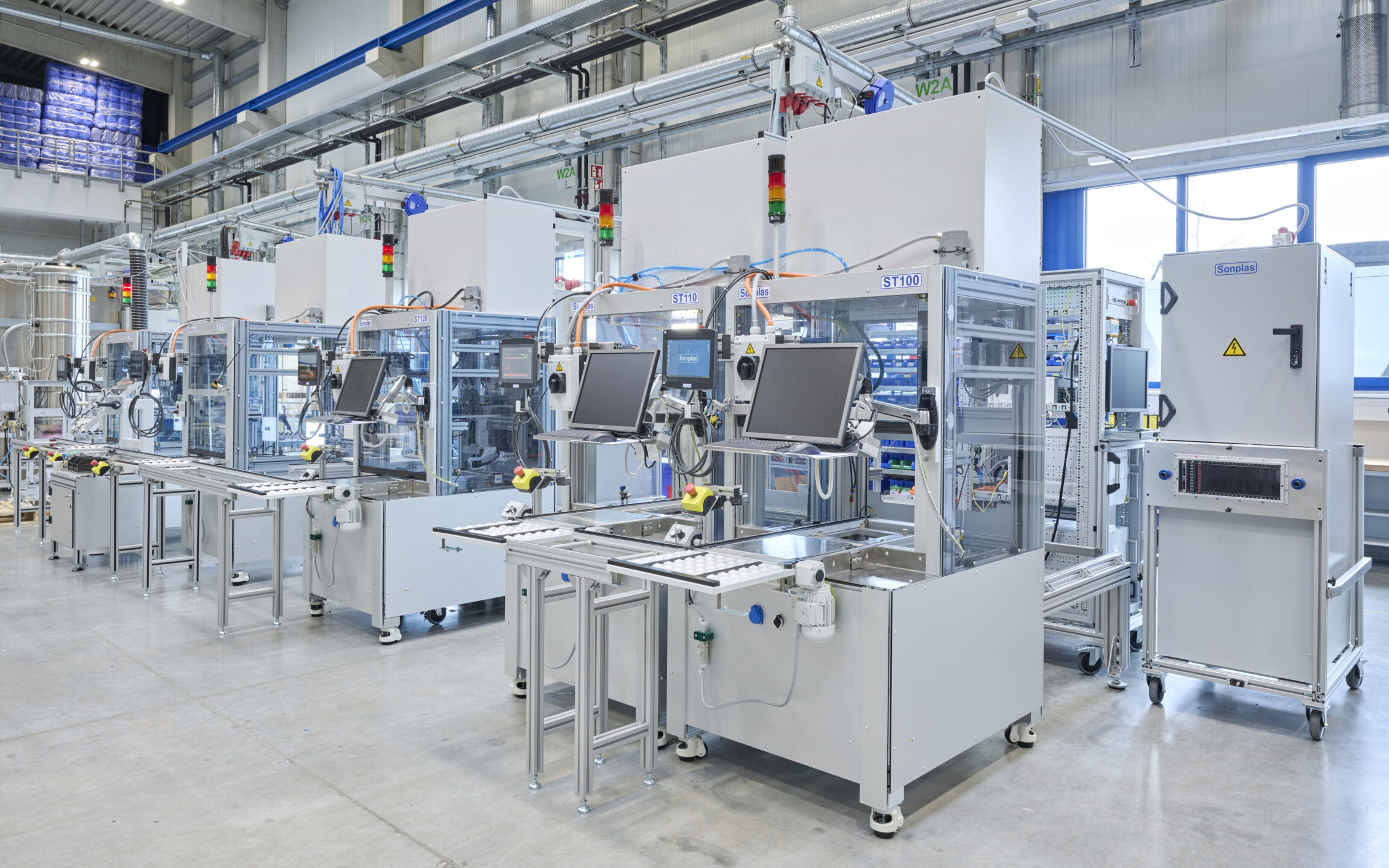 Sicht auf Inverter Testanlage