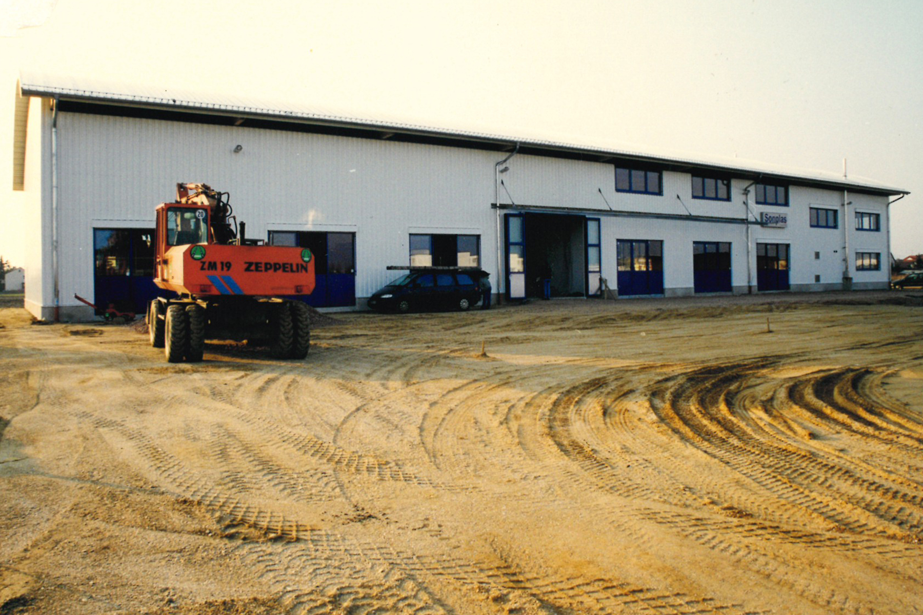 Bau des Werk 1 von Sonplas in Straubing.