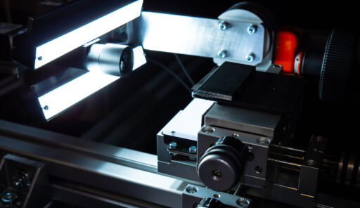Inspection module for checking the cut edges of electrode sheets