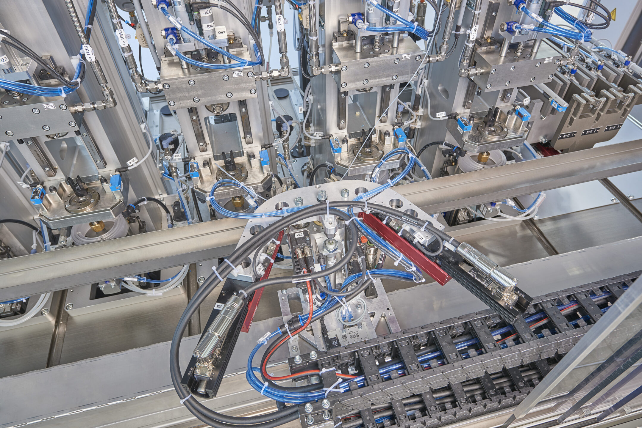 Innenansicht auf Dichtheitsprüfmodul 