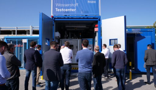 Cluster on site at Sonplas