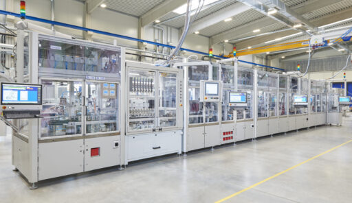 Assembly Line for Solenoid Valves