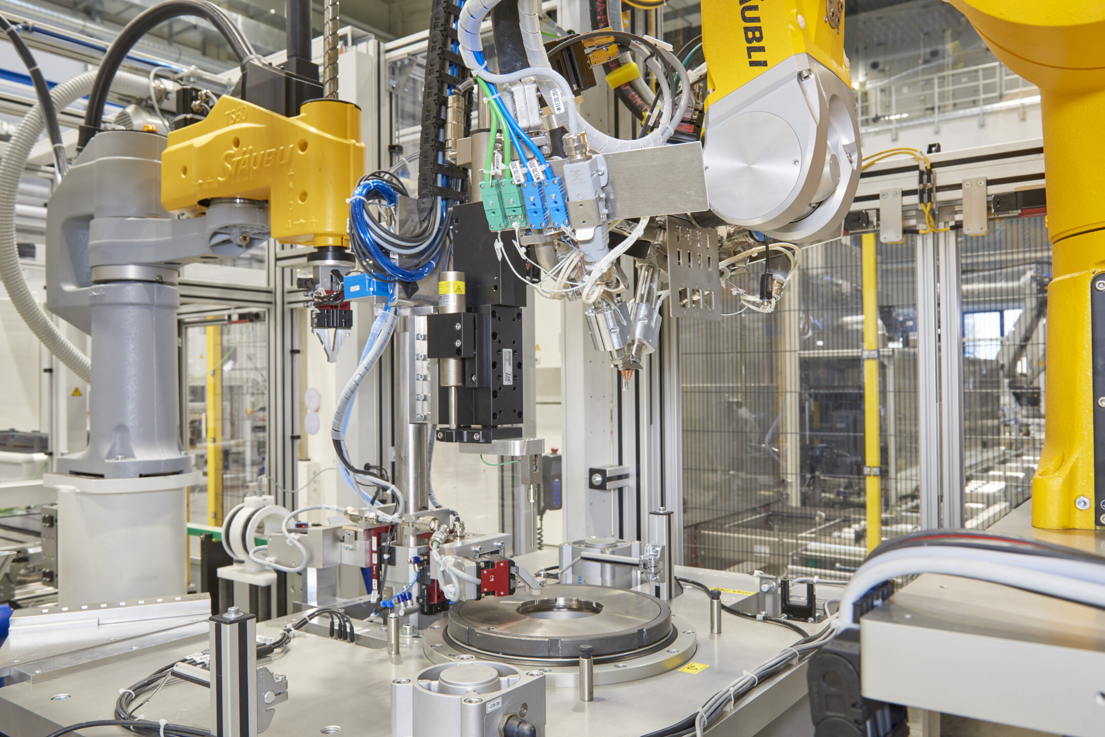 Innenansicht Rotormontage